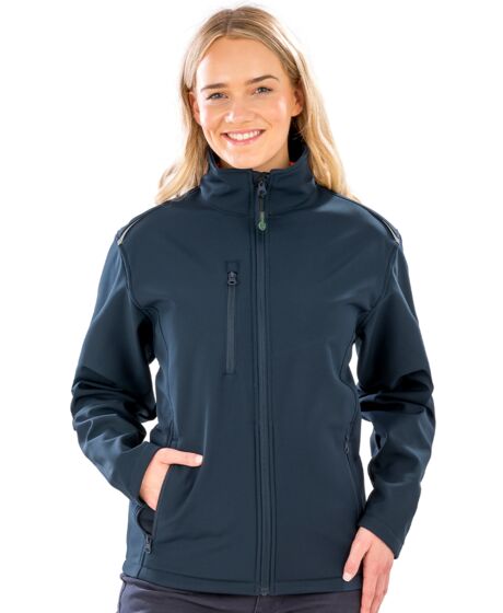 Result Recycled Ladies Three Layer Printable Soft Shell Jacket Thumbnail
