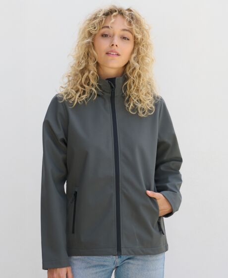 SOL'S Ladies Race Hooded Soft Shell Jacket Thumbnail