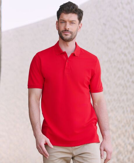 Henbury Modern Fit Cotton Piqué Polo Shirt Thumbnail