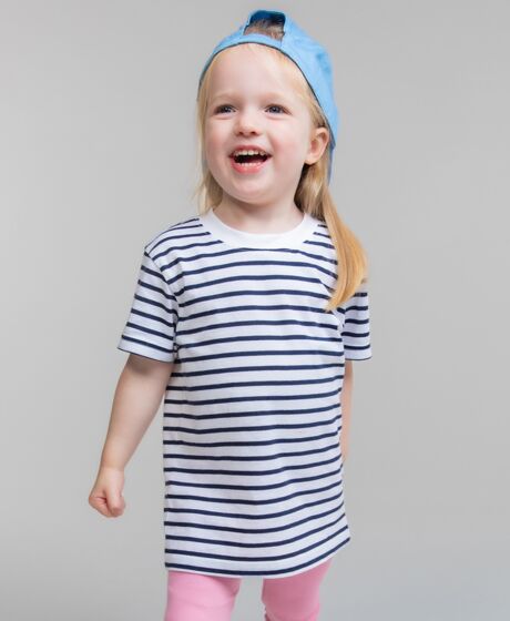 Larkwood Baby/Toddler Striped Crew Neck T-Shirt Thumbnail