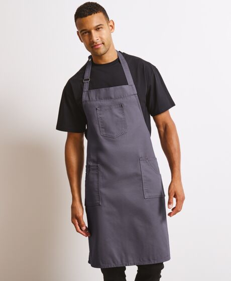 Premier Cotton Chino Bib Apron Thumbnail