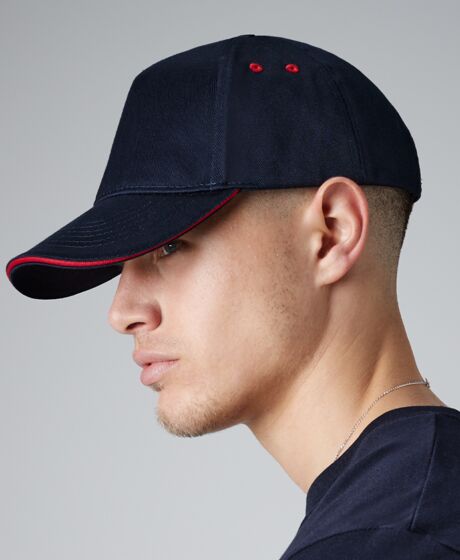 Beechfield Ultimate 5 Panel Cap with Sandwich Peak Thumbnail